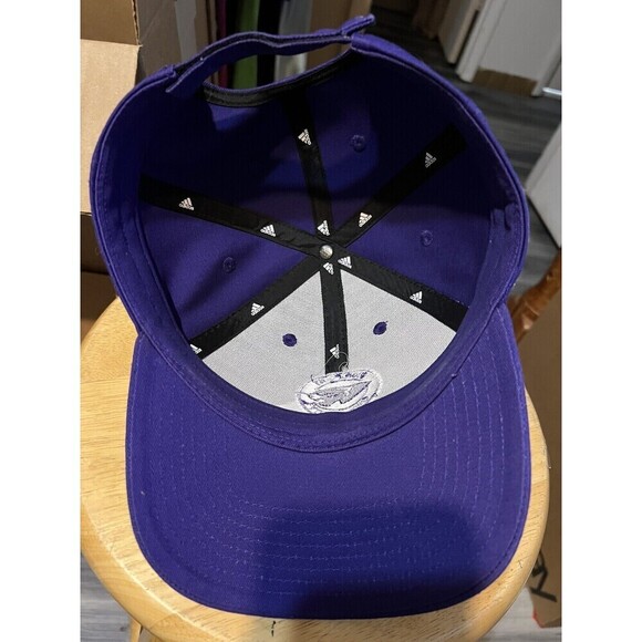 High Point University Panthers Hat Cap Strap Back Purple Adjustable Mens - Picture 5 of 5